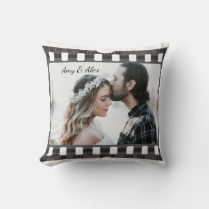Trendy Film Reel Movie Personalised Picture Frame Cushion