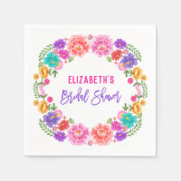 Trendy Floral Fiesta Mexican Bridal Shower