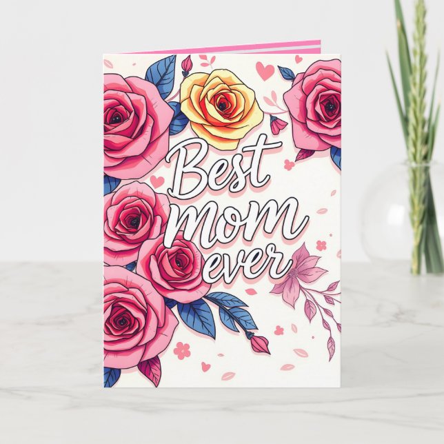 Trendy Floral Luxury Gift Collection Card (Front)