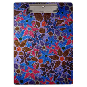 Trendy Floral Pattern #11 Clipboard