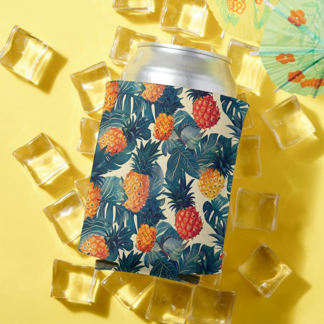 Trendy Fun Modern Summer Beach Tropical Cooler (In Situ Summer)