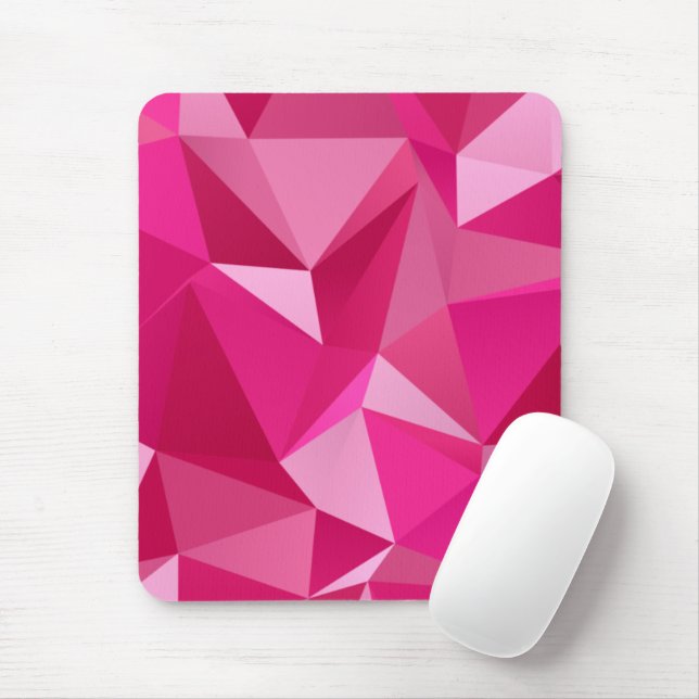 Trendy Geometric Halftone Print Mouse Pad (With Mouse)
