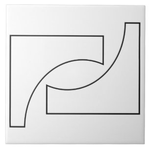 Trendy Geometric Pattern Ceramic Tile