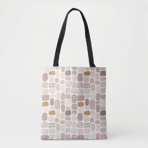 Trendy Geometric Pattern Tote Bag 🌸✨