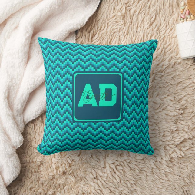 Trendy Geometric Rose Pillow For Bff (Blanket)