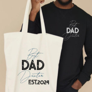 Trendy Gift For Dad Personalised Name Individual Tote Bag