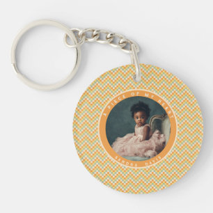 Trendy Gifts For Guys Stripe Pattern Key Ring