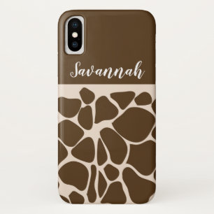 Trendy Giraffe Print Customised Cell Phone Case