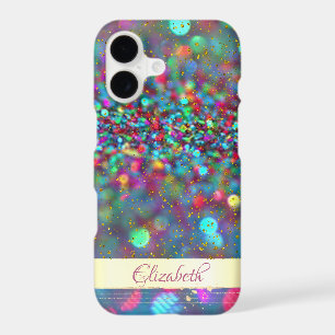 Trendy Glitter Bokeh Gold Confetti- Personalised