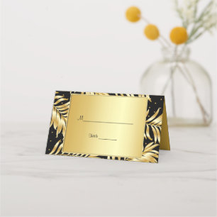 Trendy Gold Foil, Custom Place Card