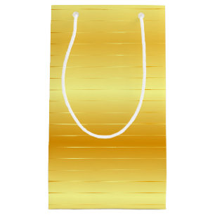 Trendy Gold Look Elegant Modern Template Small Gift Bag