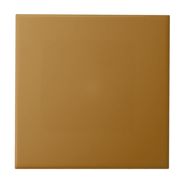 Trendy Golden Brown - Ceramic Tile (Front)