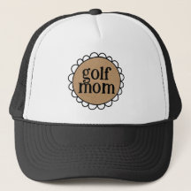 Trendy GOLF MOM Scalloped Edge