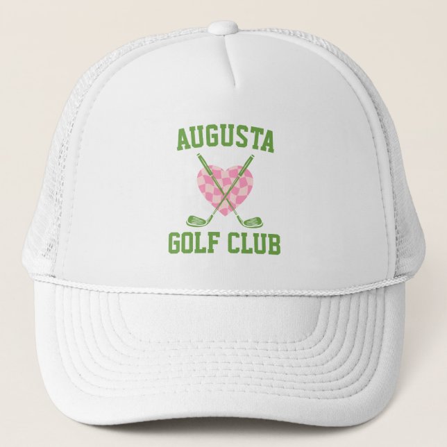 Trendy Golf Social Club Trucker Hat (Front)