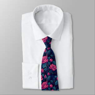 Trendy Graduation Gifts For Him Rose Flower Tie