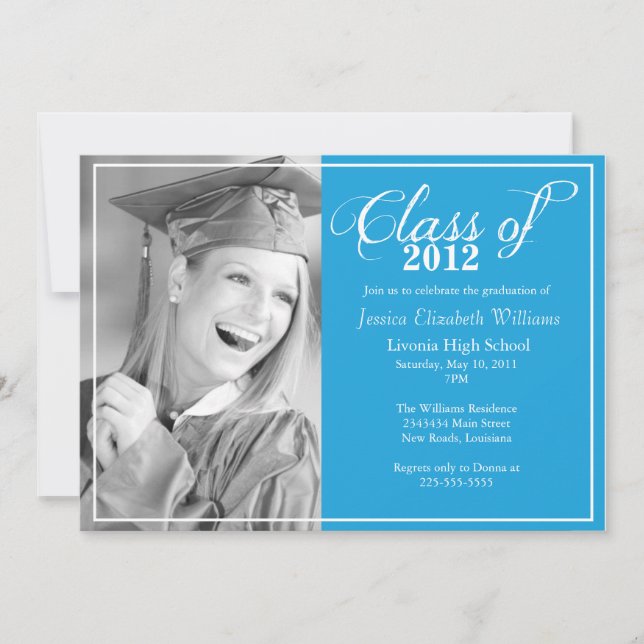 Trendy Graduation Invitation (Front)