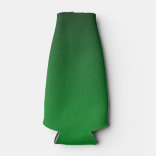 Trendy Grainy Green-Black Vignette Bottle Cooler