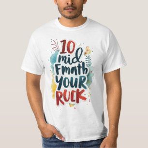 Trendy Graphic T-Shirt with Artistic Typography