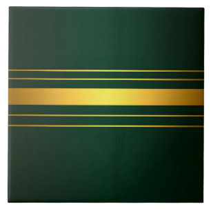 Trendy Green Gold Luxury Linen Texture Collection Ceramic Tile