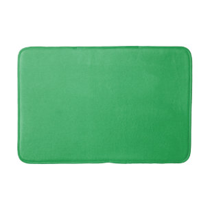 Trendy Green Grainy Background Bath Mat
