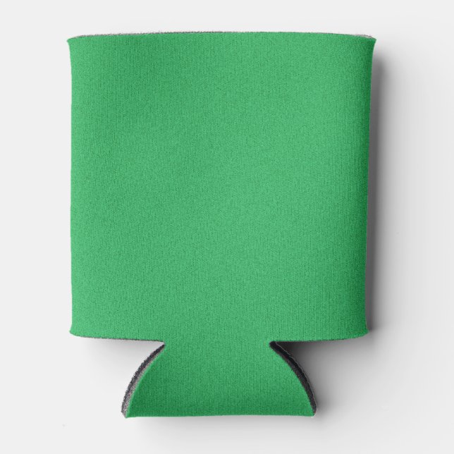Trendy Green Grainy Background Can Cooler (Front)