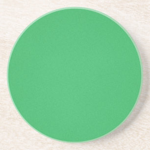 Trendy Green Grainy Background Coaster
