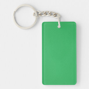 Trendy Green Grainy Background Key Ring