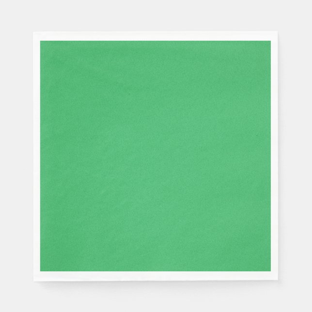 Trendy Green Grainy Background Napkin (Front)