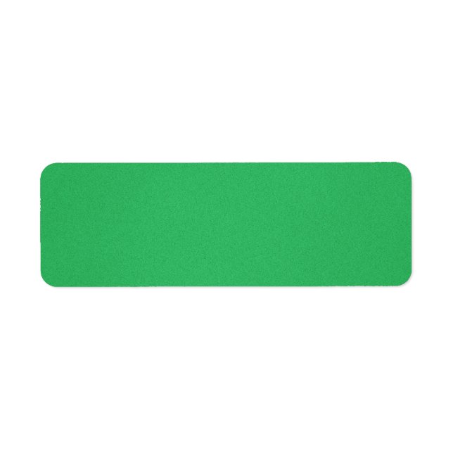 Trendy Green Grainy Background Return Address Label (Front)