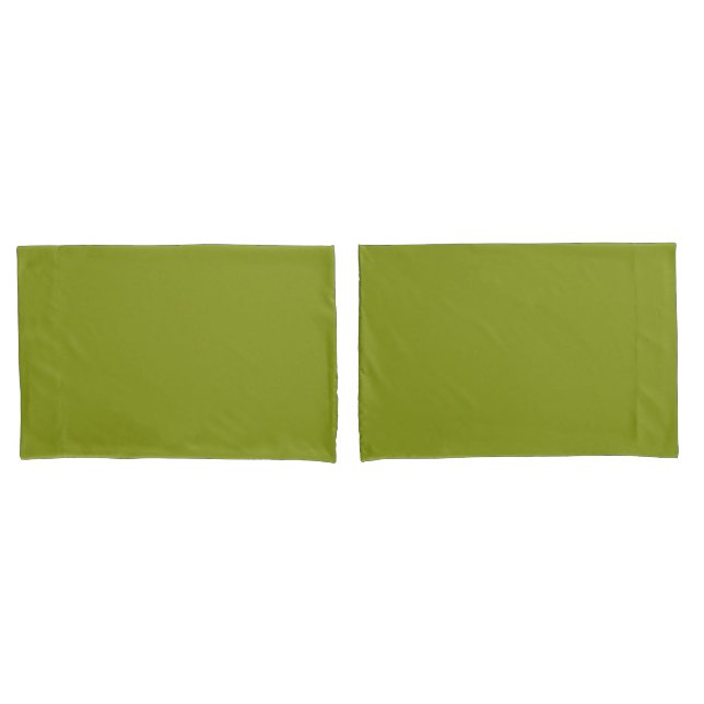 Trendy Green (solid colour) Pillowcase (Front-Set)