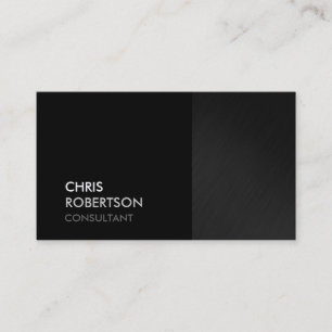 Trendy Grey Black Attractive Business Card