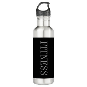 Trendy Grey Black Fitness Sport 710 Ml Water Bottle