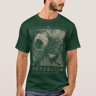 Trendy Grizzly Bear California Republic Premium T-Shirt