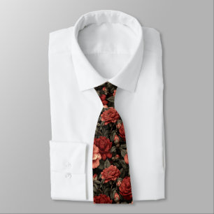 Trendy Groomsmen Gift Gardenias Tie
