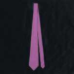 Trendy Groomsmen Orchid Neck Tie<br><div class="desc">Stylish groomsmen neck tie done in a trendy solid orchid purple. Customise to add a large monogram or any text you want.</div>