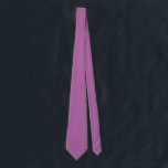 Trendy Groomsmen Orchid Neck Tie<br><div class="desc">Stylish groomsmen neck tie done in a trendy solid orchid purple. Customise to add a large monogram or any text you want.</div>