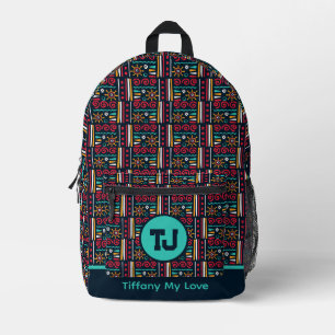Trendy Groomsmen Sporty Patterned Backpack