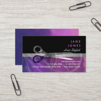 Trendy Hair Stylists business Card