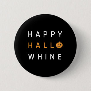 Trendy Halloween Happy Hello Whine 6 Cm Round Badge