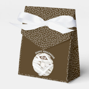 Trendy Halloween Spooky Brown Boo Ghost Doughnut  Favour Box