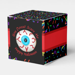 Trendy Halloween Spooky Monster Eyes Doughnut Favour Box