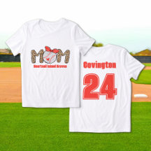 Trendy Hand drawn Baseball Mum Personalised