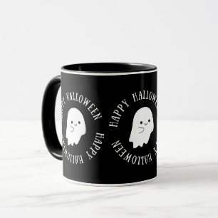Trendy Happy Halloween Cute Ghost Classic Mug
