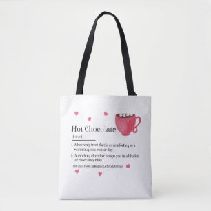 Trendy Hot Chocolate Definition Tote Bag