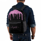 Trendy Hot Pink Glitter Personalised