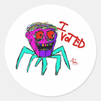 Trendy I Voted Meme Ulster County Classic Round Sticker