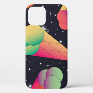 Trendy ice cream seamless pattern. Ice cream cones iPhone 12 Case