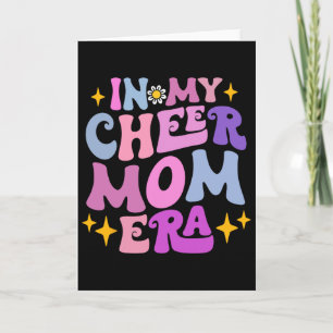 Trendy In My Cheer Mum Era Cheerleading Cheer Mama Card