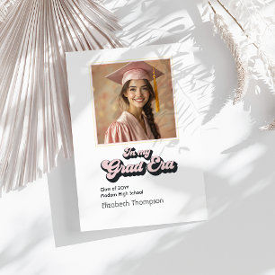 Trendy In My Grad Era Graduation Photo Announcement