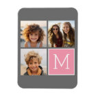 Trendy Instagram Photo Collage Custom Monogram